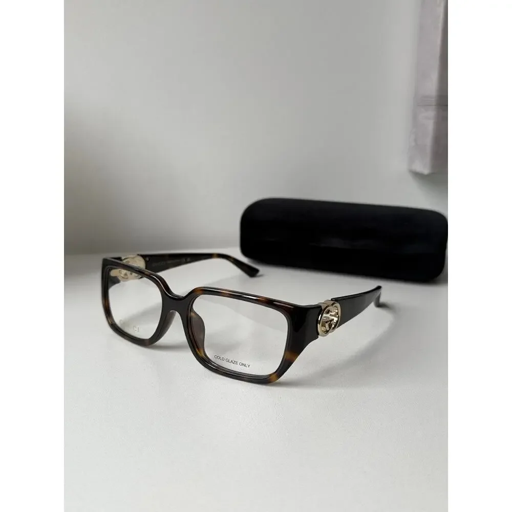 NEW Gucci GG1694OA Havana Brown Marmont Eyeglasses Frames